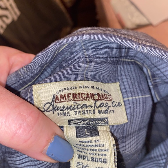 American Rag Guy's Vintage Short
Sleeve Button Up Shirt Size Large - Picture 4 of 5